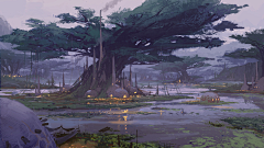 南北东嘻嘻的西采集到森林场景
