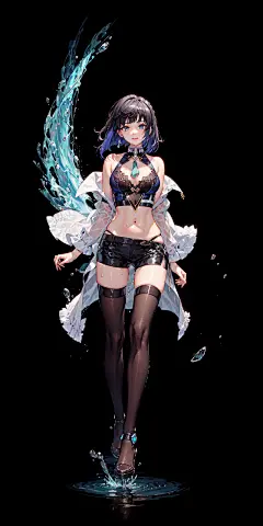 AI绘制的原神夜兰高清壁纸，打造你的个性化手机壁纸 Vol.01-今日头条