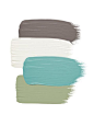 Homes With Great Curb Appeal in Austin, Texas | Landscaping Ideas and Hardscape Design | HGTV. BROWN FOR MAIN COLOR. WHITE TRIM. BLUE DOOR AND SHUTTERS. GREEN ACCENT SIDING