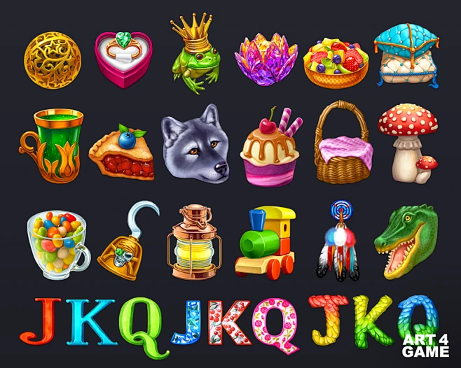 Merlin Slots - Icons & Frames : Some icons and UI frames done for ...