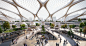 Hyperloop: 欧洲超高速管道车站设计方案 / UNStudio : 革命性公共交通模式：由阿姆斯特丹到法兰克福只需53分钟