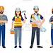 建筑工人或建筑工人组