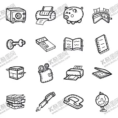 文体图标 【酷图网】文具店,体育用品店,文体店书屋,办公用品,玻璃门贴,墙贴,警示标识,标志,图标,标识,学习用品,保险柜,笔记本,名片夹,计算机,矢量玻璃贴纸,素材,文具,办公室,添加机,电池,计算器,日历,剪贴板,咖啡机,光盘,罗盘,复印机,切割机,档案,文件夹,胶棒,耳机,荧光笔,ID卡,灯,回形针,打印机