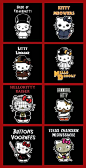 Horror Hello Kitty shirts