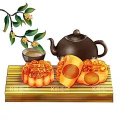 中秋插画   可爱卡通兔子    - 源文件下载【酷图网】中秋插画,可爱卡通兔子,月饼,海报图案,png,免扣