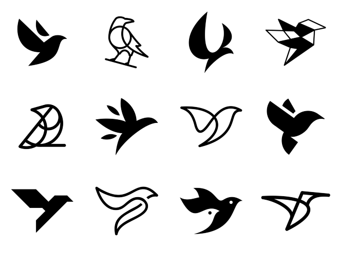 鸟LOGO-字体传奇网-中国首个字体品牌...