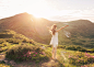Happy woman enjoying the nature in the mountains by Dmytro Gilitukha on 500px