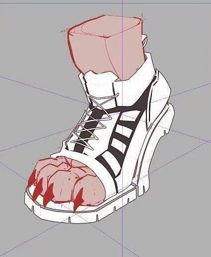 #绘画参考# 兽爪，画福瑞参考