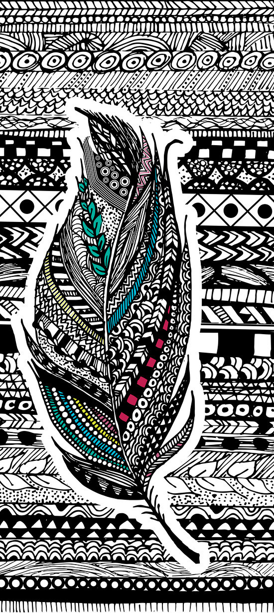  Aztec Feather. Art ...
