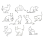 #绘画参考# #绘画素材# #绘画参考素材#
一组卡通风格的猫咪动态素材，谁能拒绝一只卡哇伊的小猫咪呢
绘画参考超话 ​​​​