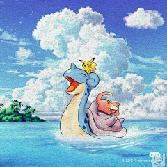 美术日常素材采集到比卡丘:梦可宝其他精灵