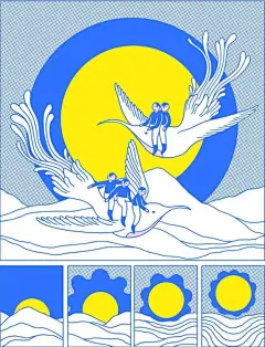 佛系插画师Evan M. Cohen诠释祥和宁静_怜悯 : Evan Matthew Cohen 是一位现居在纽约的插画和漫画艺术家。 他的创作由温柔而细腻的情感交织而成， 同时拥有一种近似超脱的包容与怜悯， 令人像是回归最本源的…