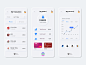 Neumorphic风格支付钱包app ui .xd-190-淘宝网