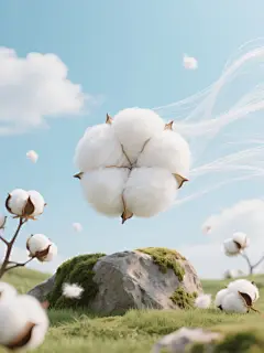 服装面料棉花元素