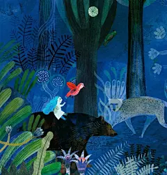 #深夜复习# 夜晚的大冒险就要开始了，做个好梦，晚安~ works by Ewa Poklewska-Koziełło ​​​​