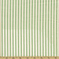 Woven Striped Ticking from James Thompson and Co. Inc. - Apple Green/Cream : Striped Cotton Ticking in Apple Green/Cream from James Thompson & Co. Striped Cotton Ticking in Apple Green/Cream: Ticking is a snuggly woven twill fabric that endures may of