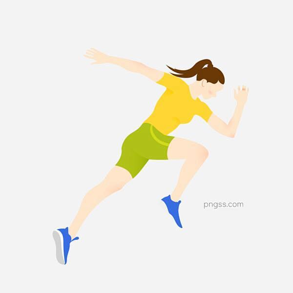 运动健身女孩跑步活力青春图案图片大小20...