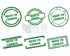 加拿大,橡皮章,商务,文字,信函,图像,矢量,做,设计,复古