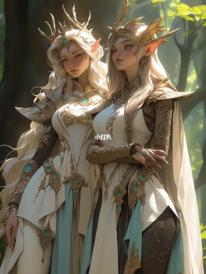 精灵女王~高贵而神秘的存在