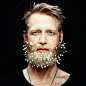 Guys Are Decorating Their Beards with Flowers to Celebrate Spring's Arrival - My Modern Met