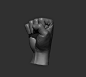 Male hands