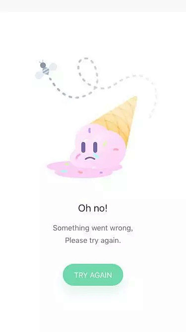想设计APP错误提示UI界面看这些就够了...