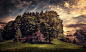 House, Landscape, Sky, Trees wallpaper preview