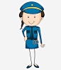 女士保安服高清素材 服装 免费下载 页面网页 平面电商 创意素材 png素材