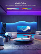 Amazon.com: Govee Smart LED Strip Lights for Bedroom, 32.8ft WiFi LED Light Strip Work with Alexa Google Assistant, 16 Million Colors with App Control and Music Sync LED Lights for Party, 2 Rolls of 16.4ft : Tools & Home Improvement