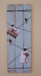 I would like something like this in the dining room <3 birds on a wire pallet project