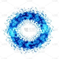 几何形状,六边形,抽象,蓝色背景,活力,商务,直的,技术,壁纸,模板
