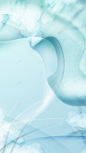 青色清新H5背景 免费下载 页面网页 平面电商 创意素材