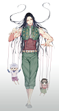 #全职猎人#全职三美  画师：ソップ [Sopp]  P站：id=13332121【已授权】 ​​​​