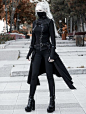 Black Gothic Punk Mask Outfit Set for Women #gothicoutfits#gothicfashion#gothicbeauty#gothicpunk#goyhicfashion#gothicpunkgirls#gothicpunkstyle#gothicpunkclothes#gothicmetal#gothicmetalfashion#gothicmetalgirl