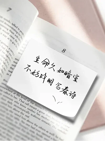 图文风文字情感主题小红书配图