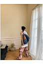MONA 套装女2019新款夏季显瘦时尚网红复古阔腿裤裙子两件套洋气-淘宝网