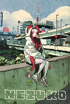 【图片】现代版的动漫同人插画 | 插画师 ryosuketarou【火星人教育吧】_百度贴吧