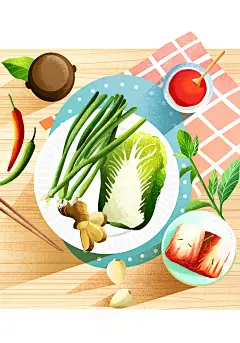 泡菜原料 腌制食材 韩国美食 美食手绘 水彩插画设计@僵小糖
高清合成参考、高清小景合成、高清影视海报、高清素材、高清设计灵感、高清产品精修、综艺海报、电商页面、主题页面、免抠素材、创意合成(品类)、创意合成(色系)、字体设计、板式设计、免抠活动标题、手绘素材、手绘参考、设计教程、电商海报、淘宝海报、淘宝男装海报、钻展图、banner、海报设计、首页、双十一、双十二、年货节、圣诞节、情人节、七夕、元旦节、背景、海报，素材，图标设计采集尽在 ---@僵小糖
