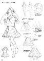 【绘画参考】女孩服装搭配参考教材，很不错~推荐给大家~