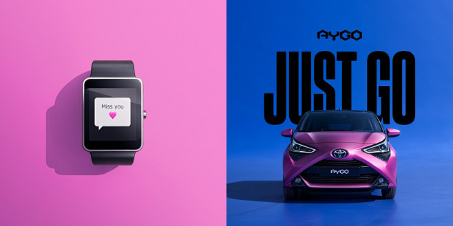 Toyota Aygo with Ric...