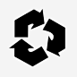 回收可持续再利用图标_88ICON https://88icon.com 回收 可持续 再利用 再生 减少 再循环 定点 环境 废物