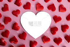 情人节的心是粉红色的