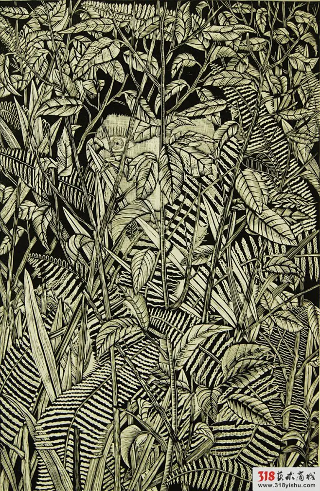 版画,木刻版画,版画作品,318-花瓣网