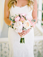 Pretty pink rose & peony bouquet | Photography: Rach Loves Troy - http://www.rachlovestroy.com/