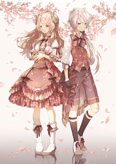 com插画 人物 萝莉 洋服 洛丽塔 洋装 lolita みすみ [pixiv]1诅咒の
