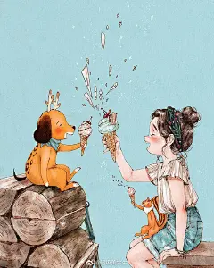 温暖清新的森女日记手绘
.
人物插画设计师
.
aeppol ​​​​