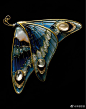 新艺术珠宝设计大师René Lalique作品
蝴蝶 ​​​​