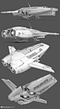 SF-01T (Concept Aircraft) by Orlando Mendoza, via ... | Sci-fi/Fanta…