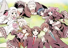 大家一起说茄子！集体照特辑 : 调整相机位置，设置好自拍器之后便准备就绪了。关系好的朋友们聚在一起，咔嚓！有时候没能赶上自拍倒计时，结果拍出来的照片眼睛半睁。这种失败的“集体照”也非常有意思。偶然看到为纪念愉快的时光或是与即将各奔东西的朋友们一起拍摄的照片时，就能回想起当时的心情。虽然学生时代经常拍班级的集体照，但是成人之后，就很少能有机会拍人数那么多的照片了呢。今天，就为大家送上描绘了记录下愉快时光的“集体照”的插画作品特辑。快来看看吧。