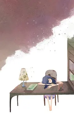 是谁曾从谁的青春里走过，留下了笑靥，谁曾在谁的花季里停留，温暖了想念。绘画/Kikibarbie